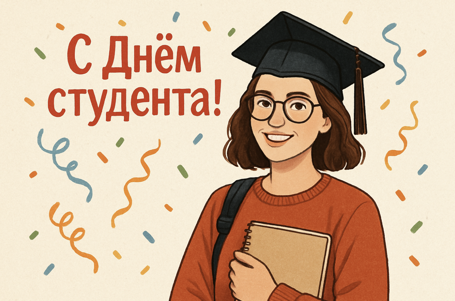 Фото День студента в 2026 году: подборка красивых открыток 8